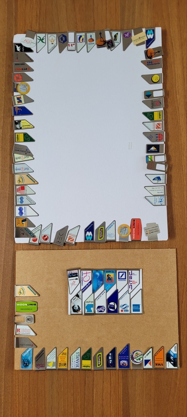 Verzameling van 70+ vintage reclame paperclips, Ophalen of Verzenden