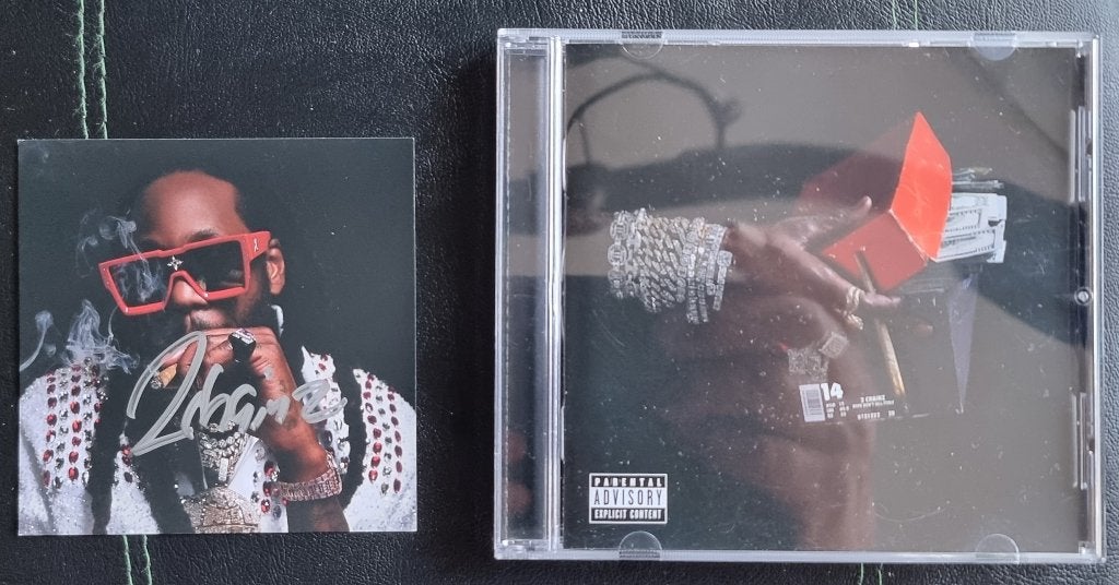 2 Chainz - Dope Don't Sell Itself - signed art card with CD, Ophalen of Verzenden, Zo goed als nieuw, Gesigneerd