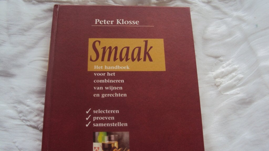 Smaak, Zo goed als nieuw, Nederland en België, Peter Klosse & Theus de Kok, Ophalen of Verzenden
