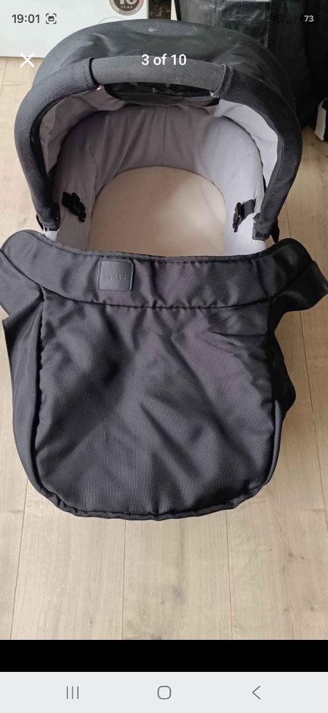 kinderwagen 3 in 1, Kinderen en Baby's, Kinderwagens en Combinaties, Gebruikt, Combiwagen, Mutsy, Met autostoeltje, Verstelbare duwstang