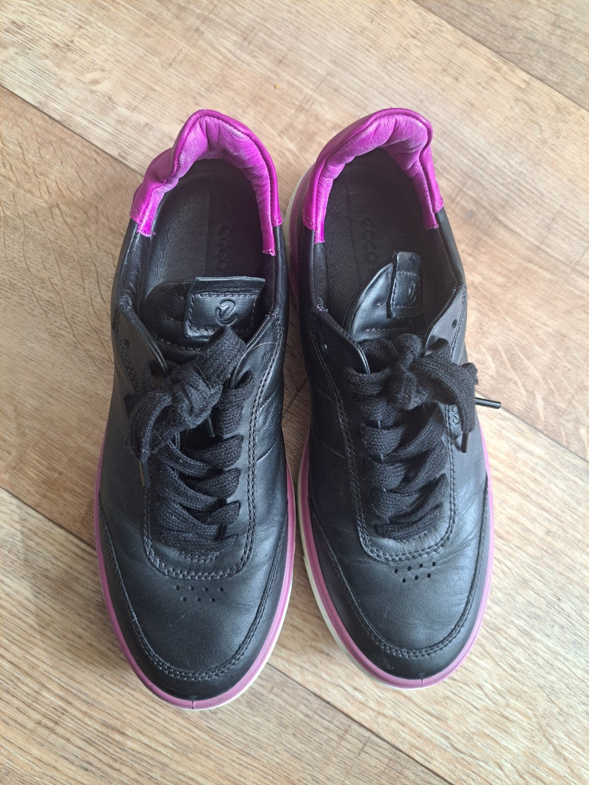 Ecco maat 41, Ophalen of Verzenden, Zo goed als nieuw, Zwart, Sneakers of Gympen