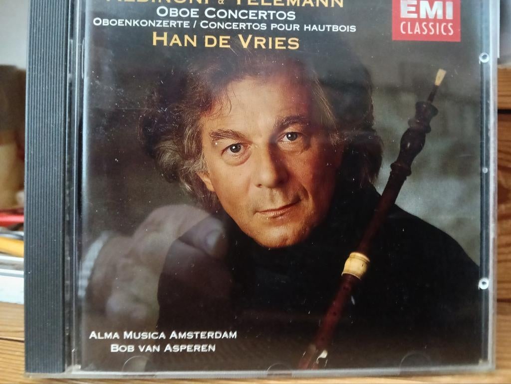 Albinoni & Telemann Oboe Concertos. Han de Vries, Ophalen of Verzenden, Barok, Zo goed als nieuw, Orkest of Ballet