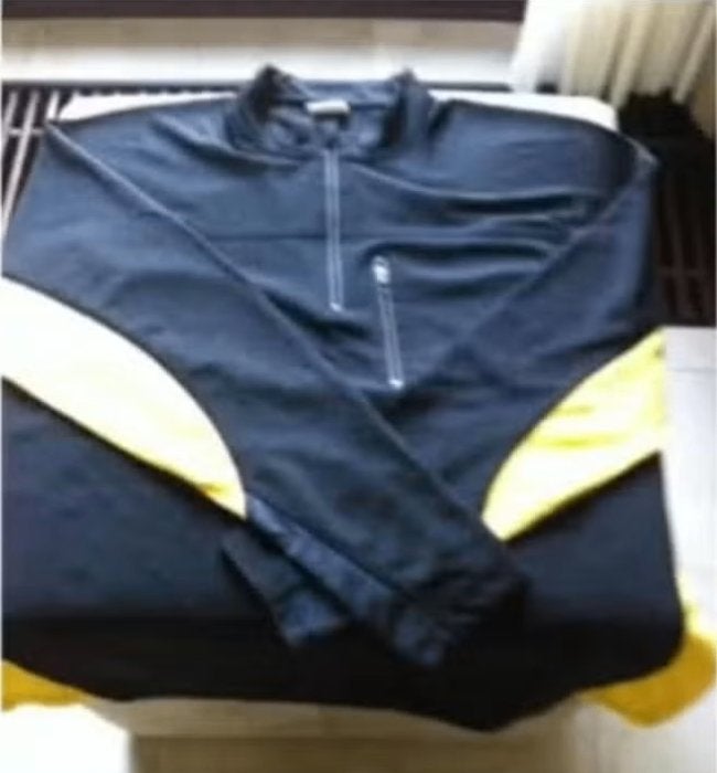 Heren elastische sporttui mt XL shamp zwart/geel, Fitness, Zwart, Shamp, Maat 56/58 (XL)