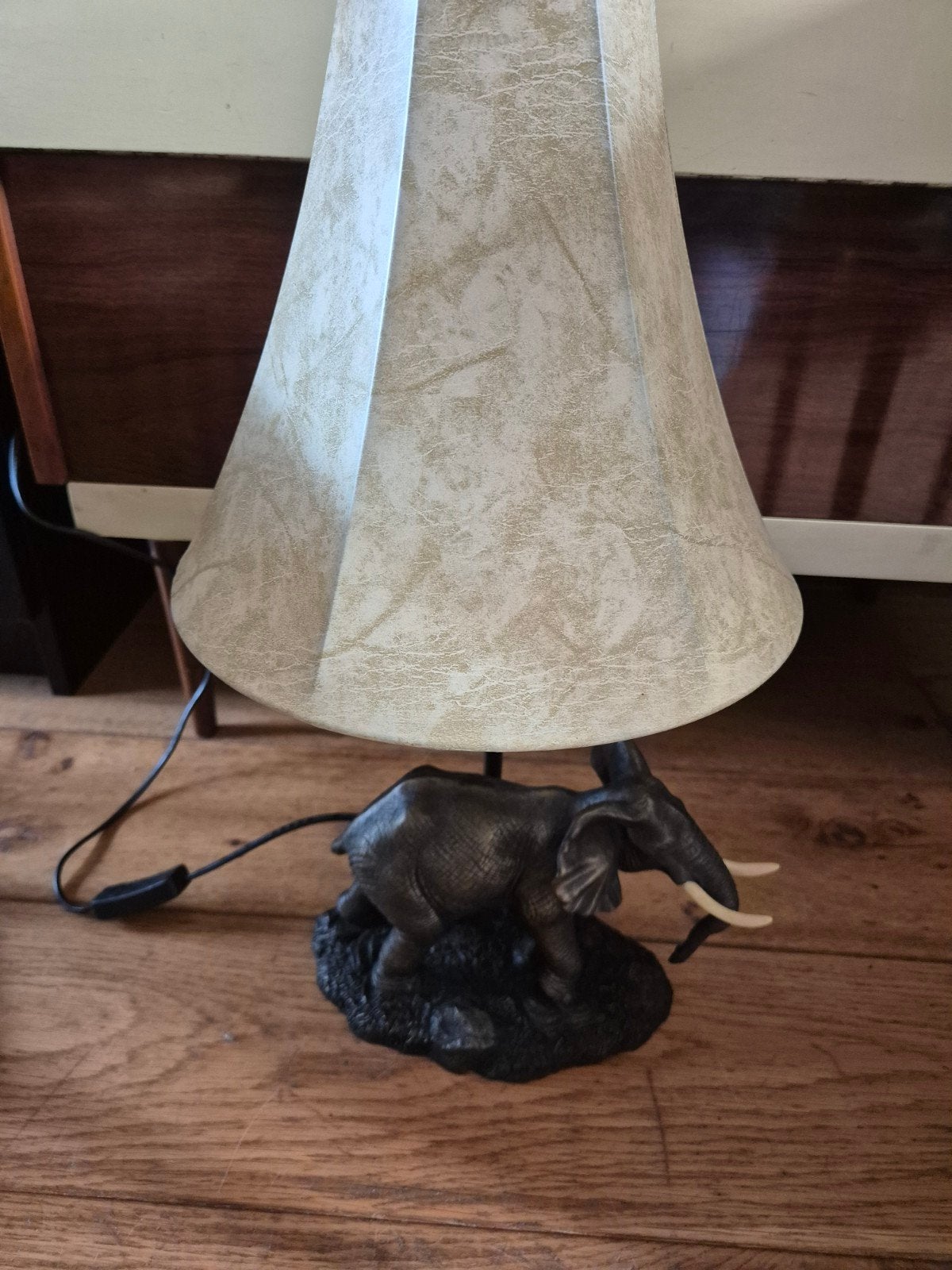 vintage antieke lamp olifant, Ophalen of Verzenden