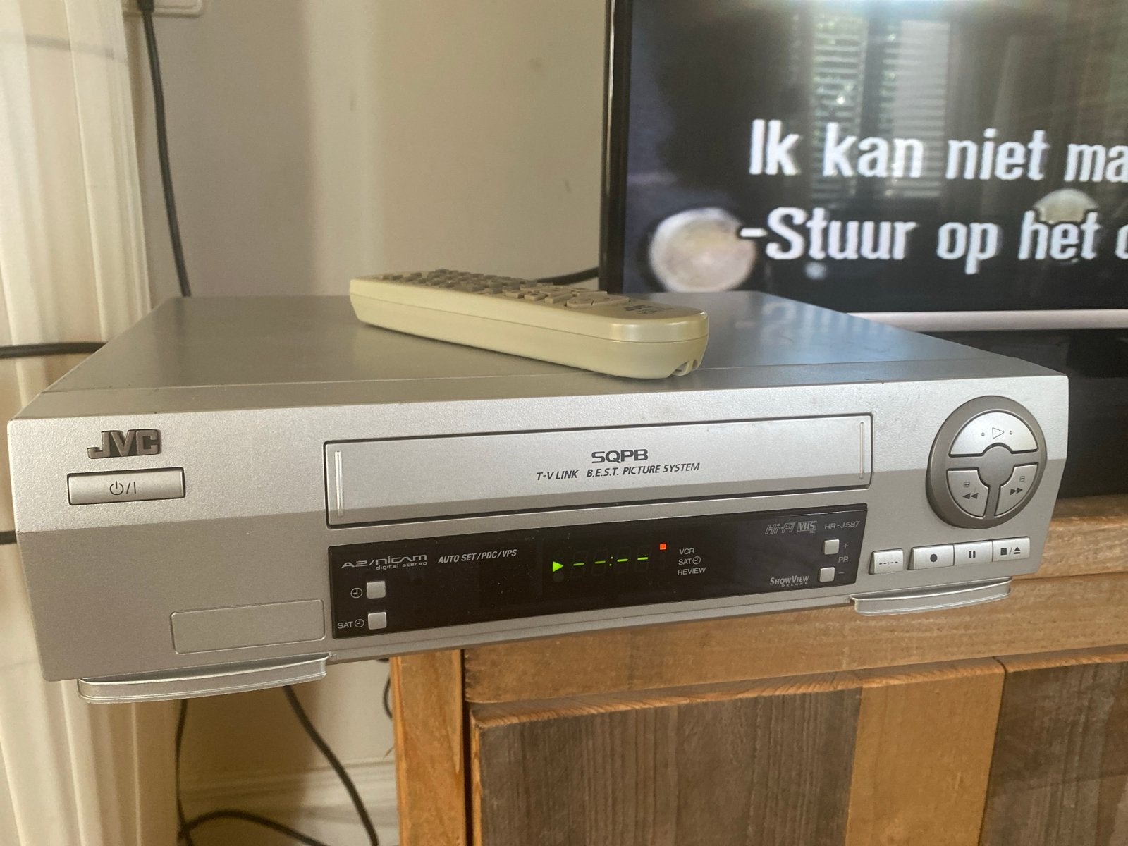 JVC VCR HR-J587EU met afstandsbediening, Gebruikt, Info@nl.jvckenwood.com, Rendementsweg 20 B-9, 3641 SL Mijdrecht, Netherlands