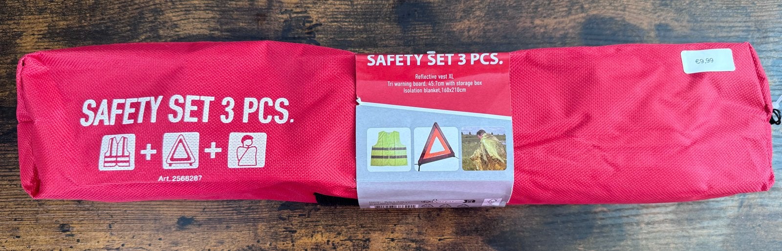 Noodpakket voor de auto - Veiligheid set 3 stuks, Ophalen of Verzenden, Nieuw