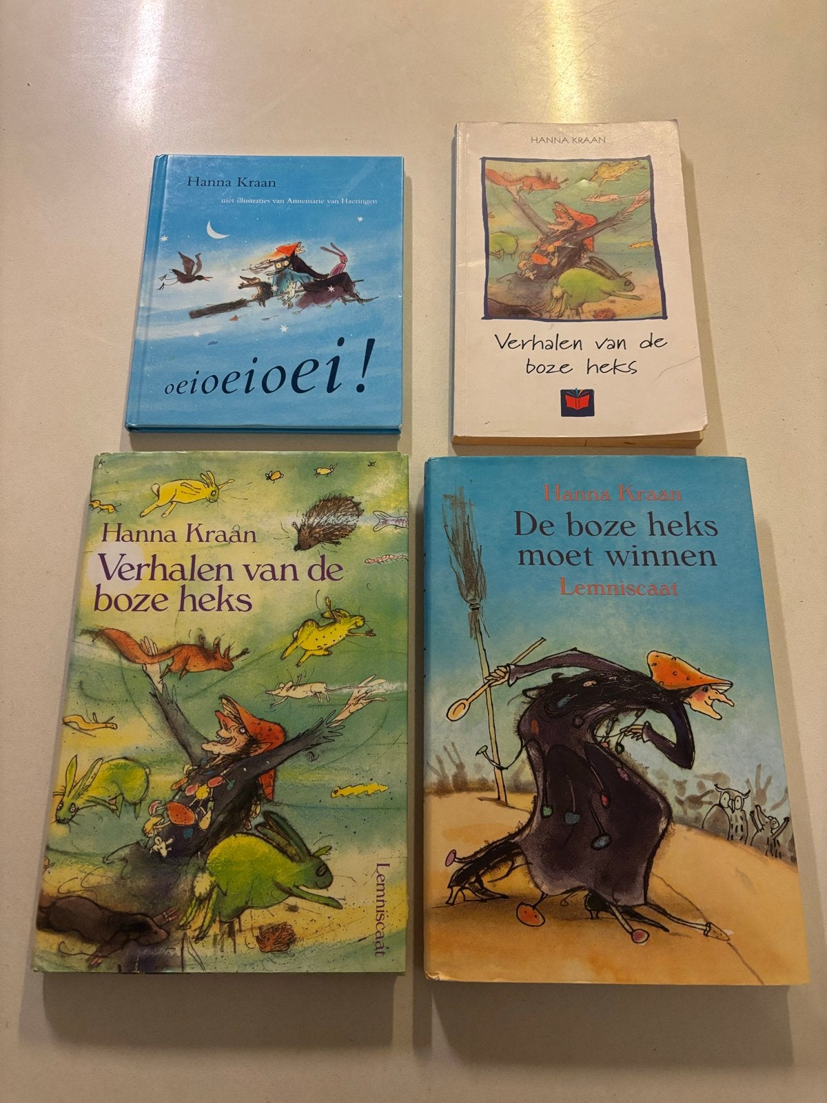 Hanna Kraan - Verhalen van de boze heks (4 boeken), Ophalen of Verzenden, Gelezen, Fictie algemeen