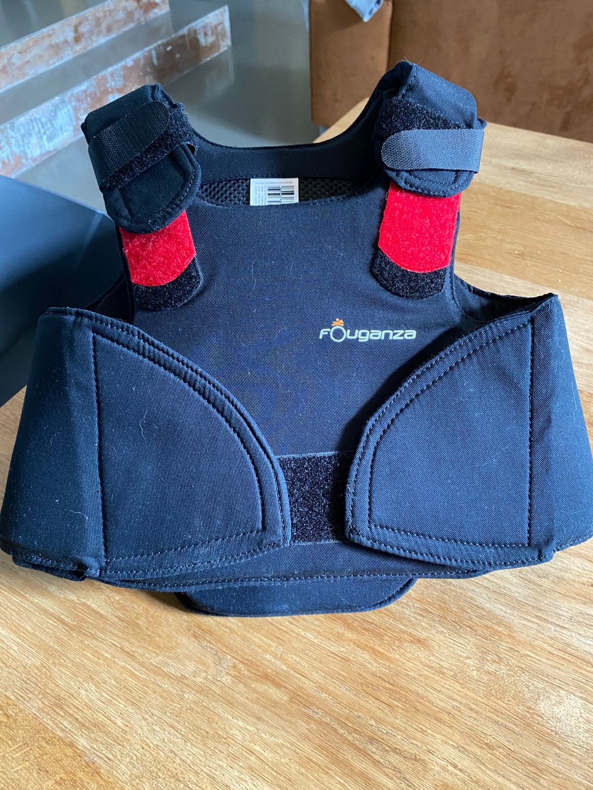 bodyprotector paardrijden kind fouganza 4/6 jaar, Ophalen, Gebruikt, Fouganza, Bodyprotector