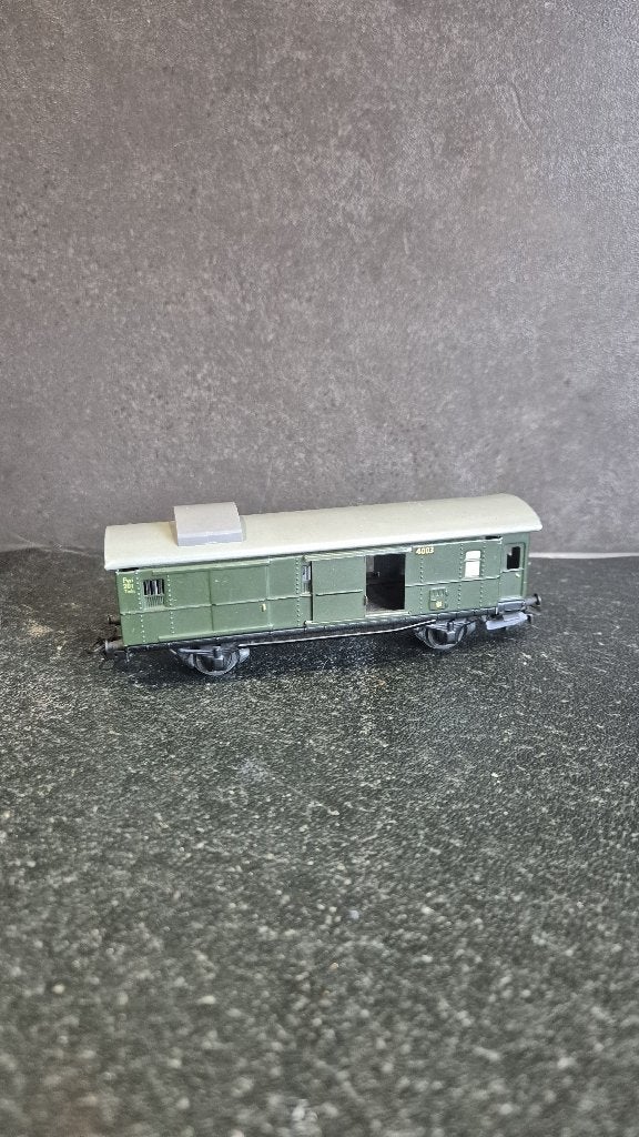 Märklin 4003 H0 Bagagerijtuig, sluitverlichting, DB. 6B15, Tweedehands verkoop, Tweedehands verkoop, Wisselstroom, Gebruikt