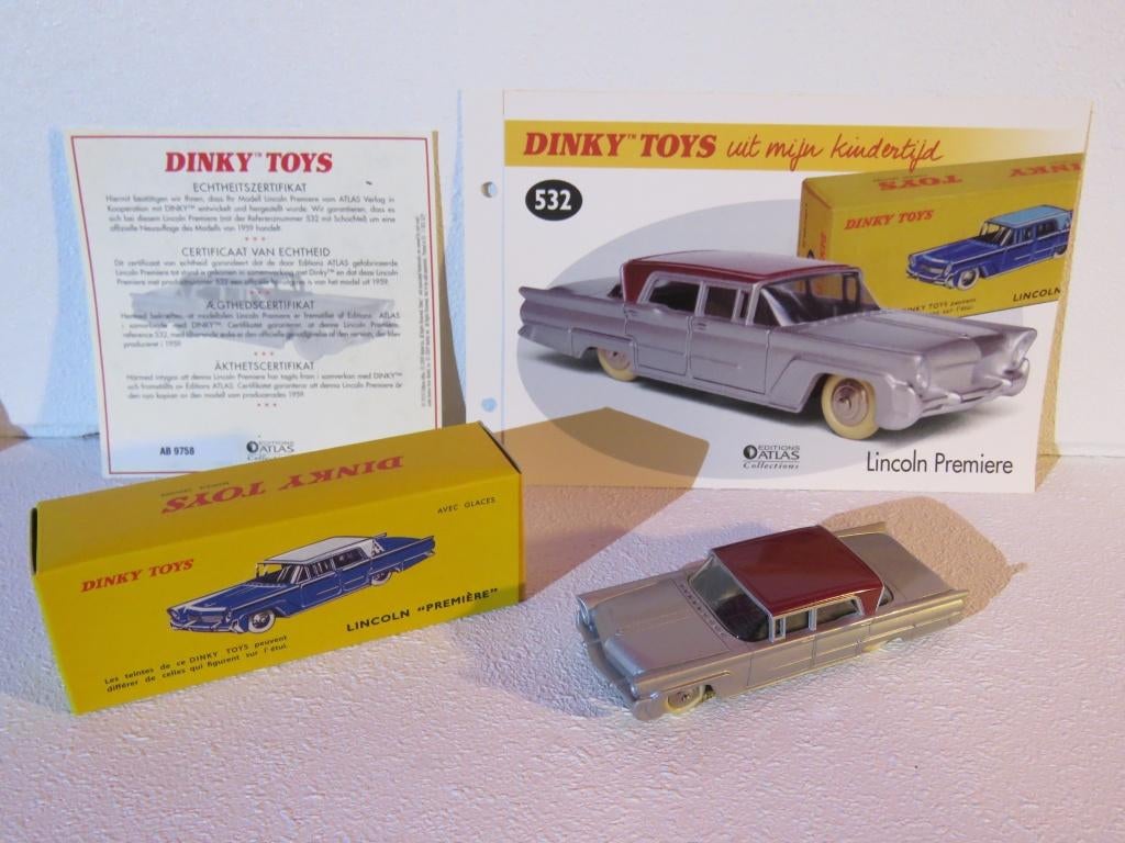 Dinky Toys 532 Licoln Premiere Atlas, Ophalen of Verzenden, Zo goed als nieuw, Auto, Dinky Toys