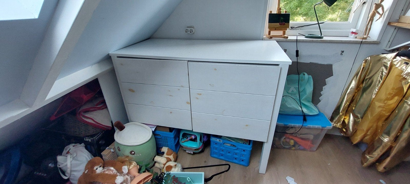 Commode met extra groot blad (aanpasbaar) TEAB, Ophalen