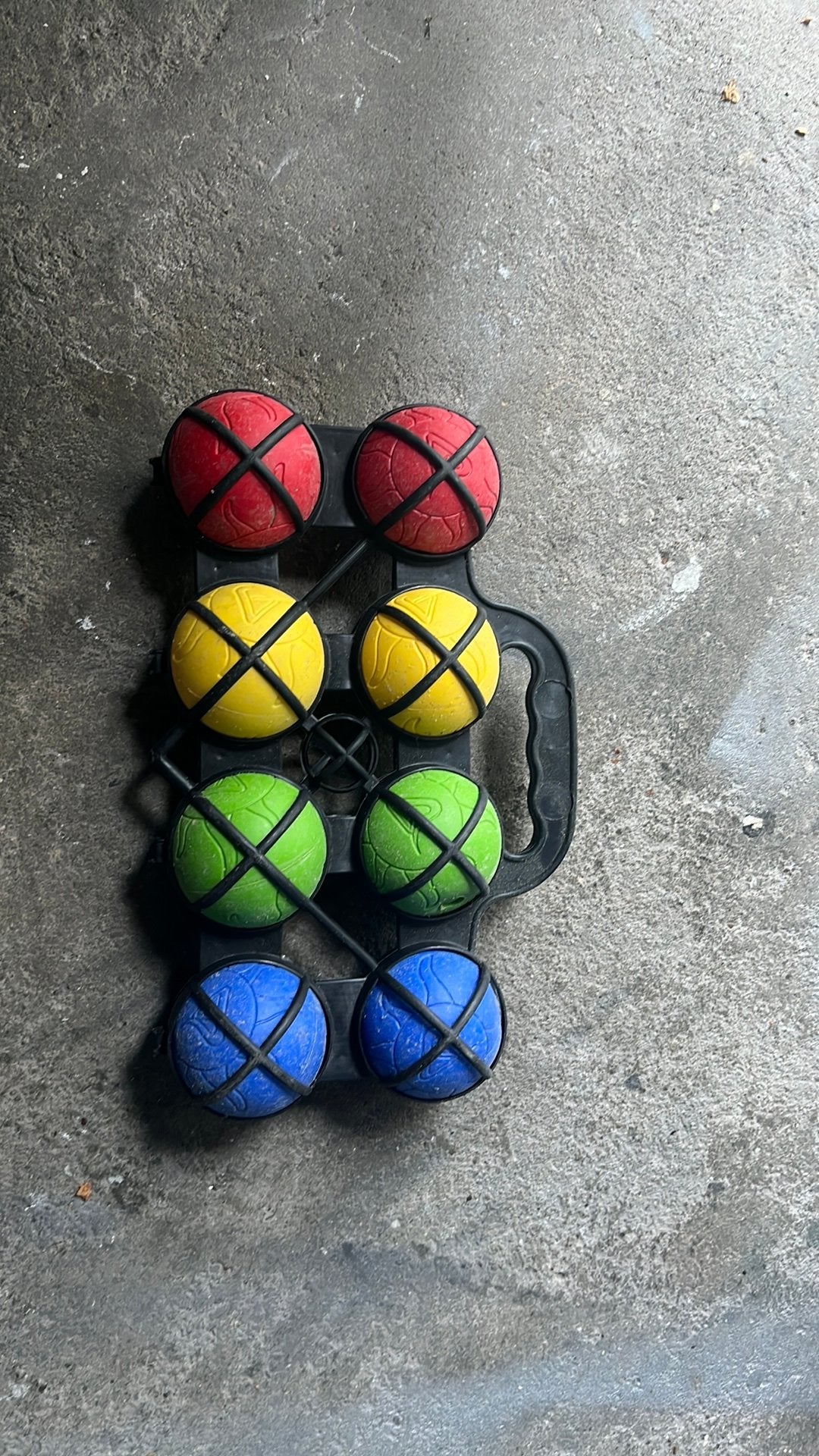 Jou de boule, Ophalen, Gebruikt