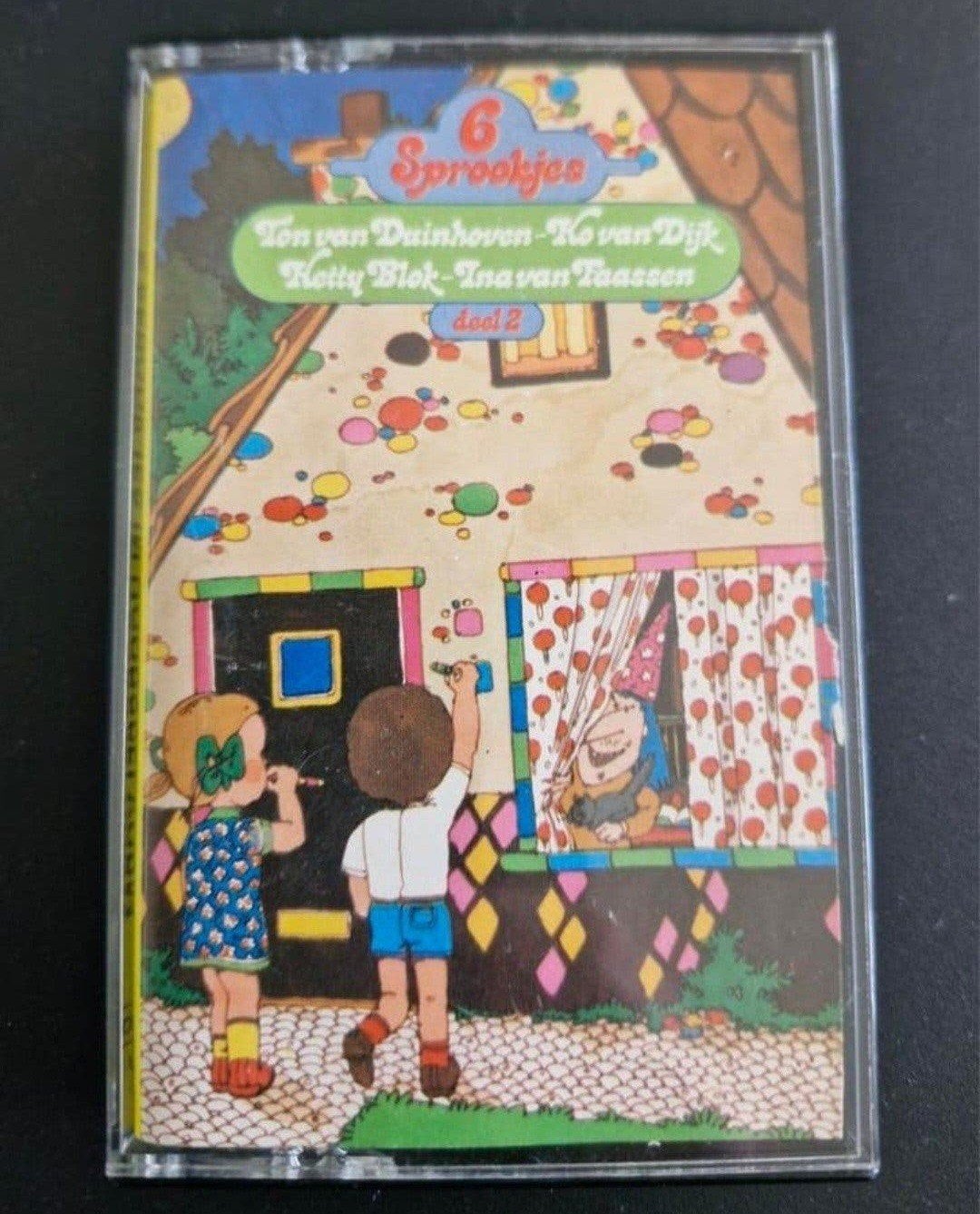 6 Sprookjes cassettebandje deel 2 Ton van Duinhoven, Cd's en Dvd's, Cassettebandjes, Gebruikt, Kinderen en Jeugd, 1 bandje, Ophalen of Verzenden