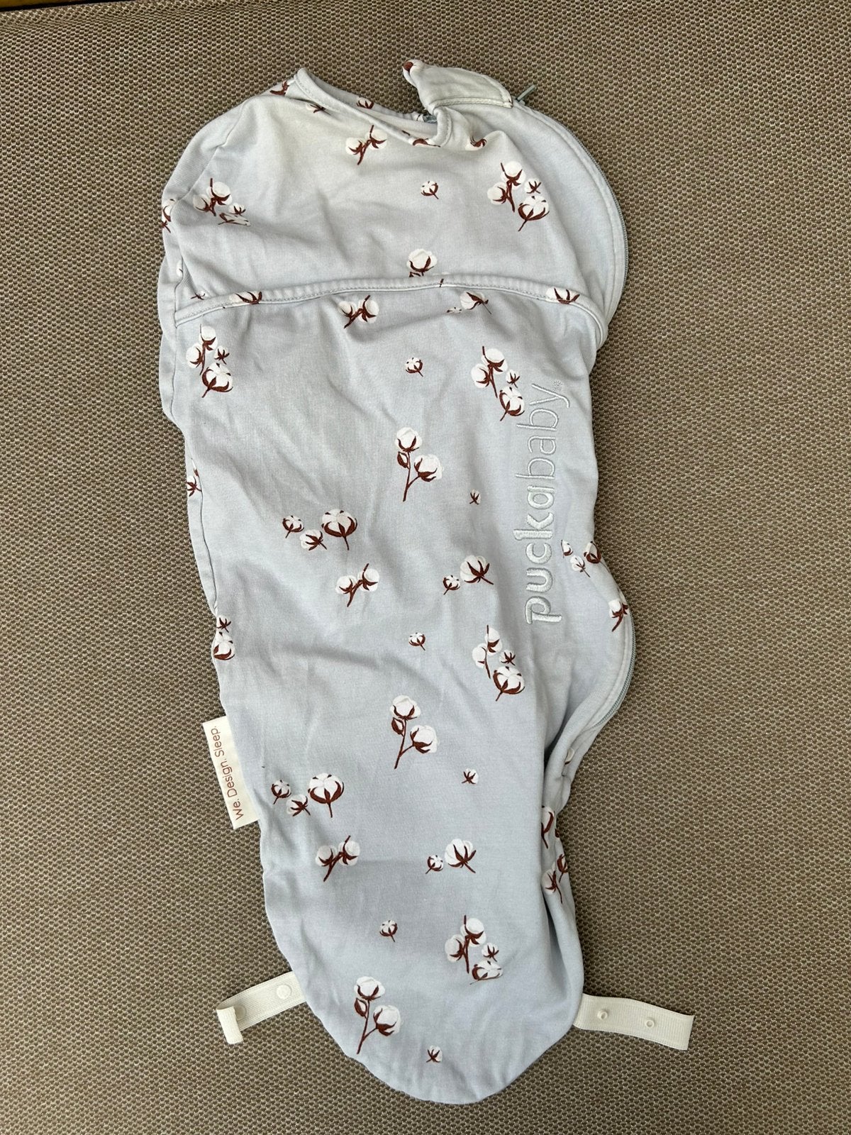 Slaapzak Puckababy piep cotton flower, Kinderen en Baby's, Dekens, Slaapzakjes en Inbakerproducten, Ophalen of Verzenden, Zo goed als nieuw