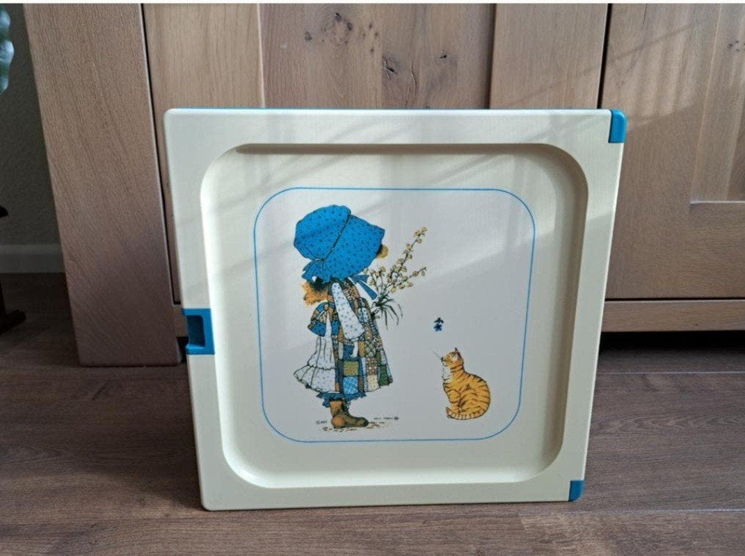 Vintage kunststof medicijnen hang kastje Holly Hobbie, Ophalen of Verzenden, Gebruikt