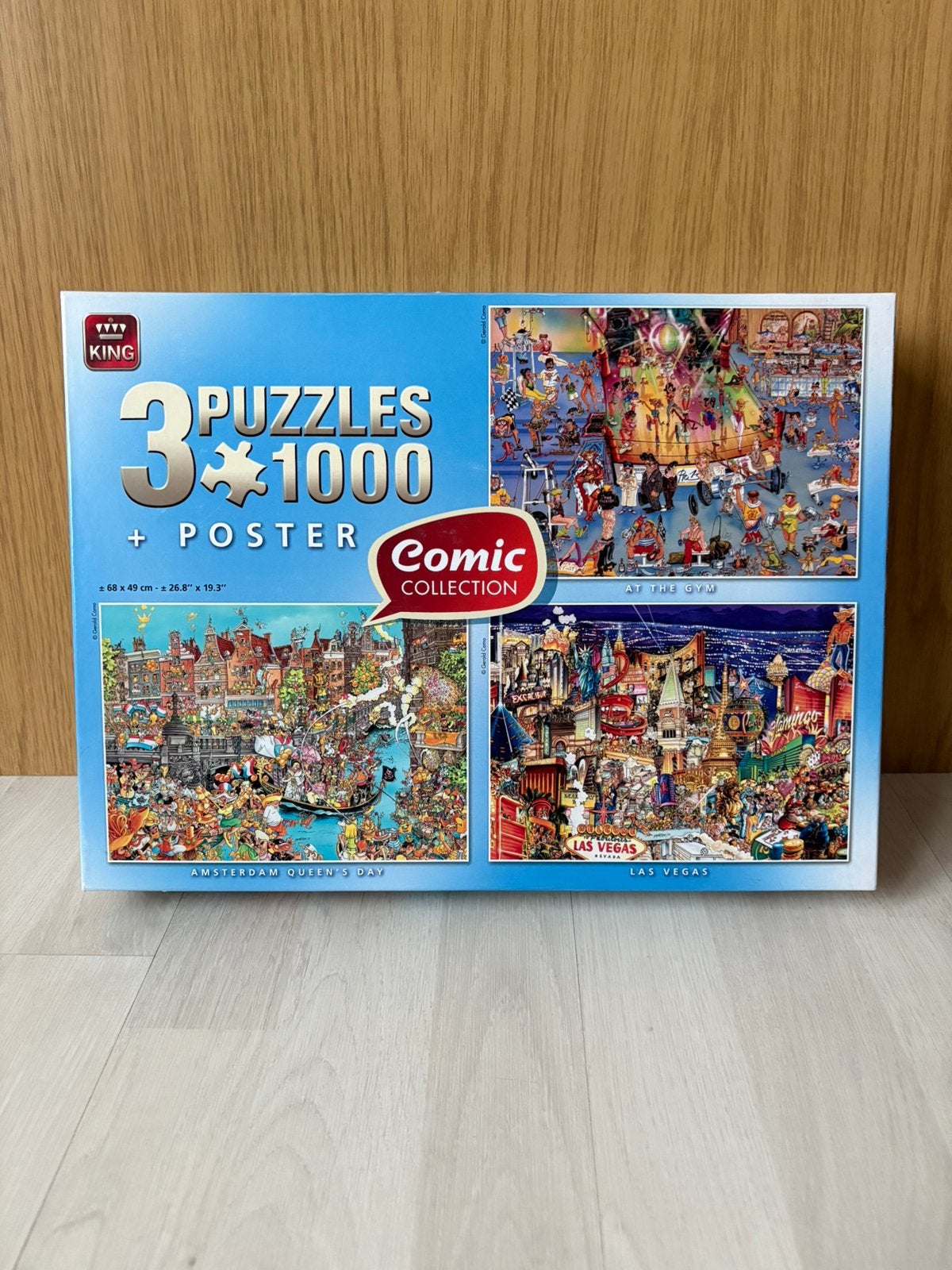 Verschillende king puzzels, Ophalen, 500 t/m 1500 stukjes, Zo goed als nieuw