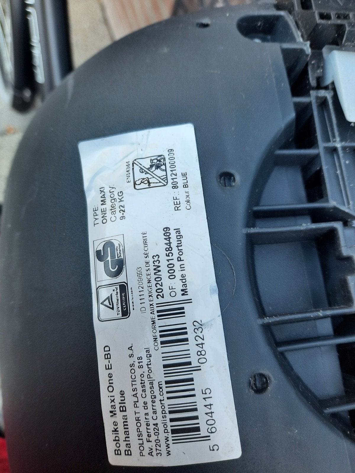 Bobike Maxi One E-BD Achterzitje - Bahama Blue, Ophalen, Achterzitje, 9 t/m 18 kg, Zo goed als nieuw