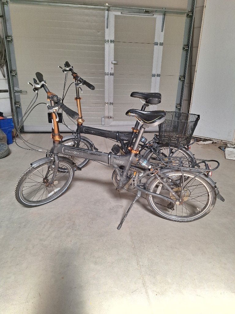 2 vouwfietsen, Ophalen, Gebruikt, 16 tot 18 inch, Versnellingen