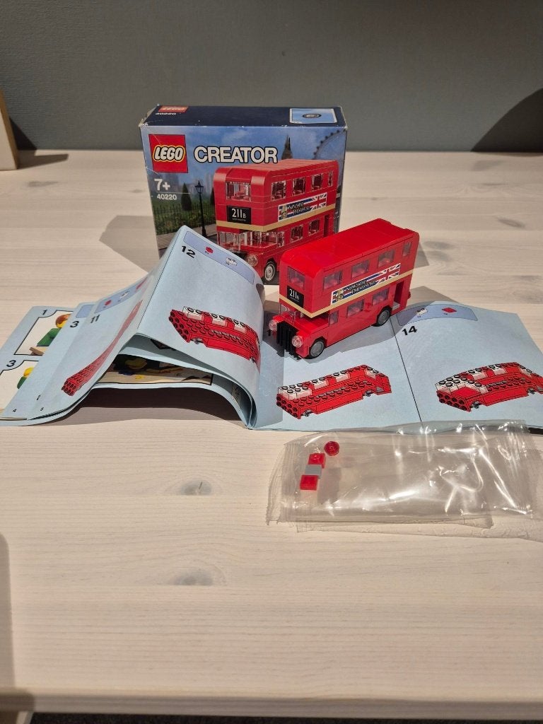 Lego 40220 Creator London Bus, Lego, Ophalen of Verzenden, Zo goed als nieuw, Compleet