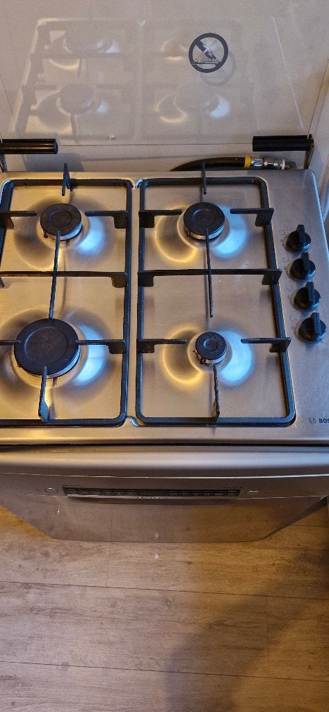 Bosch gaskookplaat, Ophalen, Gebruikt, 4 kookzones, Gas