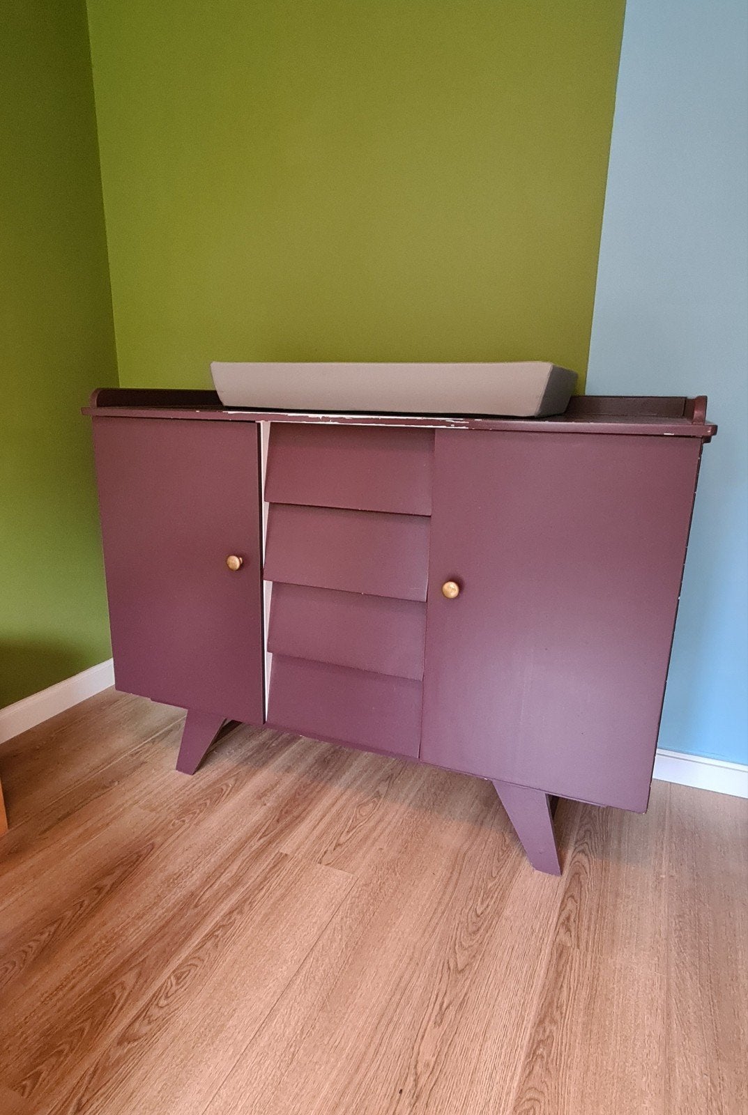 Houten commode, Ophalen, Gebruikt, 50 tot 75 cm, 50 tot 100 cm
