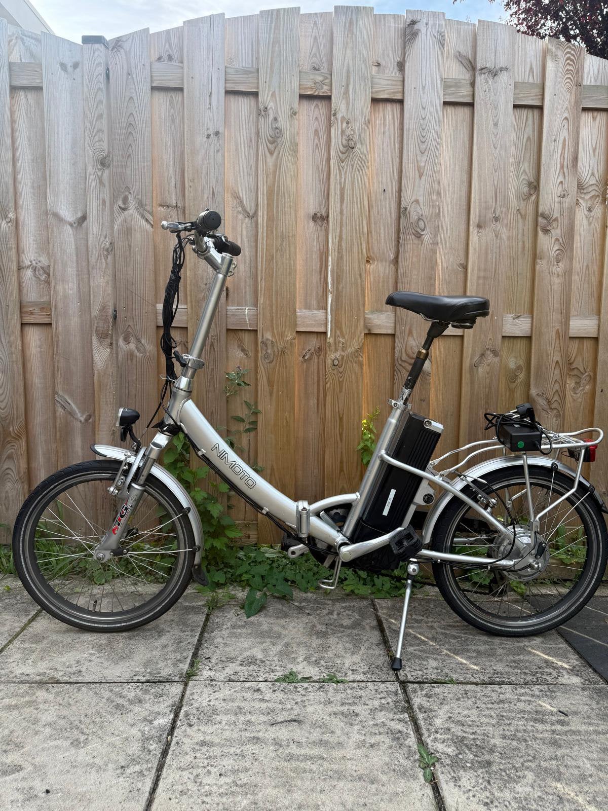 Elektrische vouwfiets Nimoto zgan, Ophalen, 20 inch of meer, Versnellingen, Zo goed als nieuw