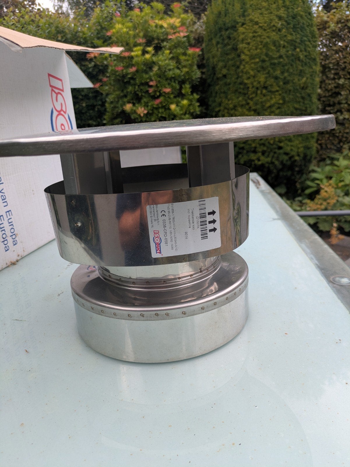 ISODUCT Trekkende kap 150mm - Nieuw in doos, Ophalen, Nieuw, Afzuiger
