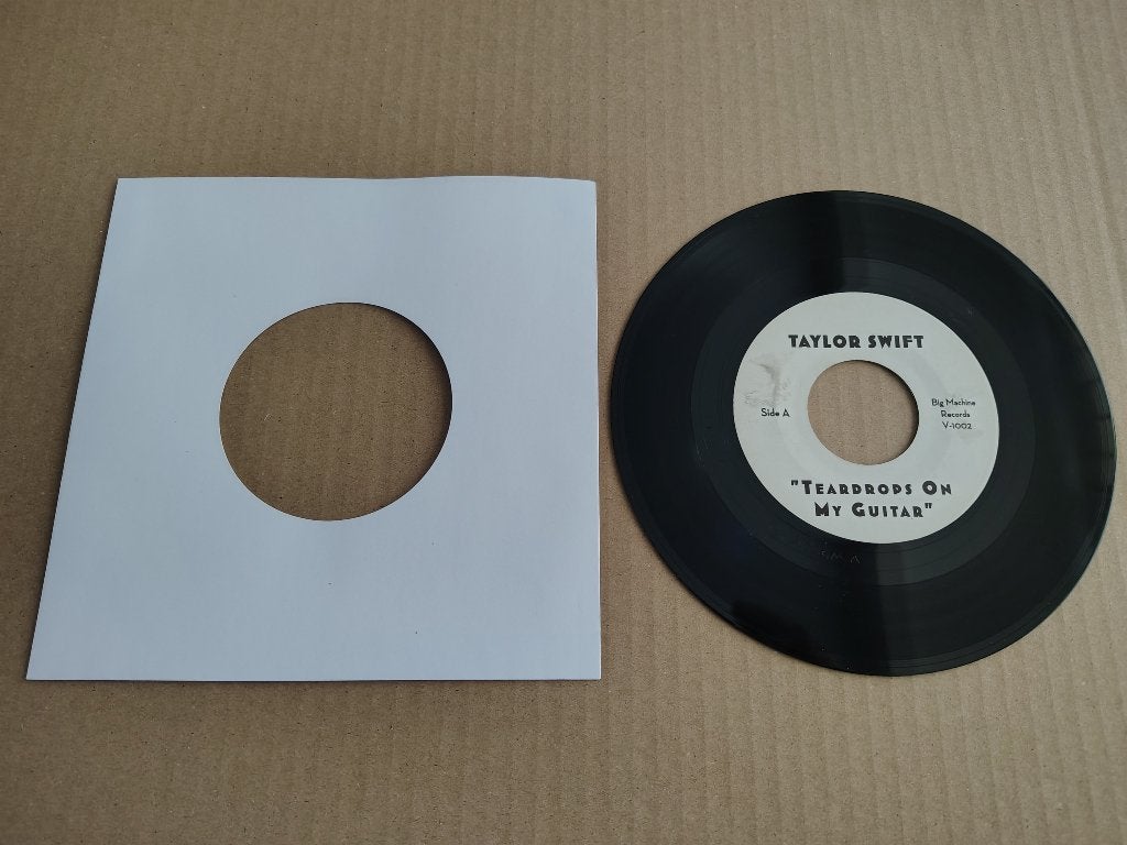 7" Single: Taylor Swift - Teardrops On My Guitar (2008) USA, Cd's en Dvd's, Verzenden, Gebruikt, 7 inch, Pop
