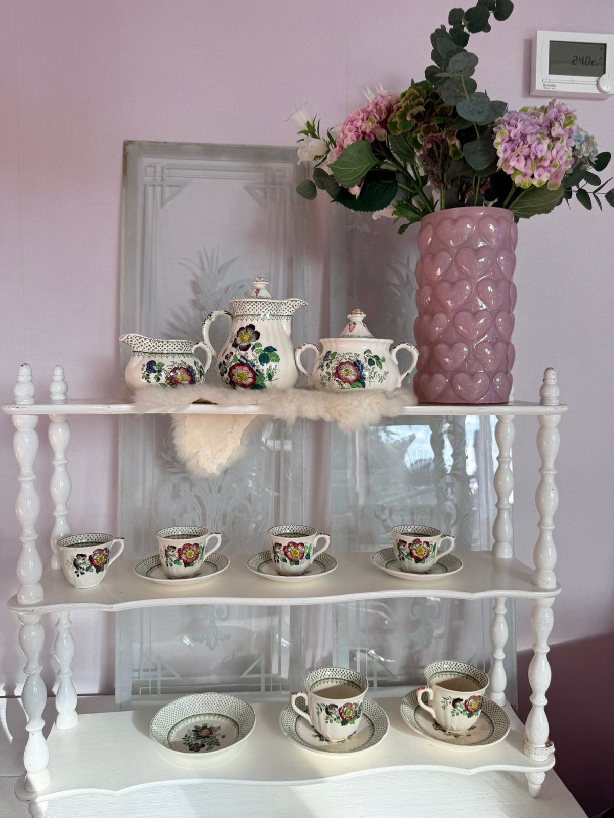 Mason’s Paynsley patt koffie servies 5 pers antiek, Ophalen