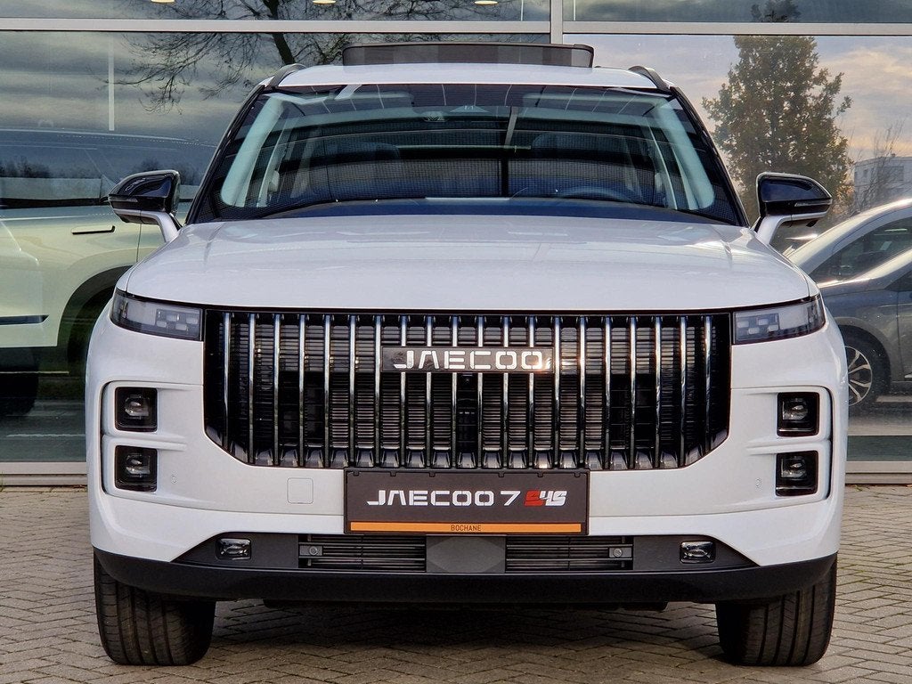 Jaecoo 7 1.5 GDI SHS-P Exclusive Khaki White, Auto's, Overige Auto's, Euro 6, 347 pk, Wit, Plug-in hybride