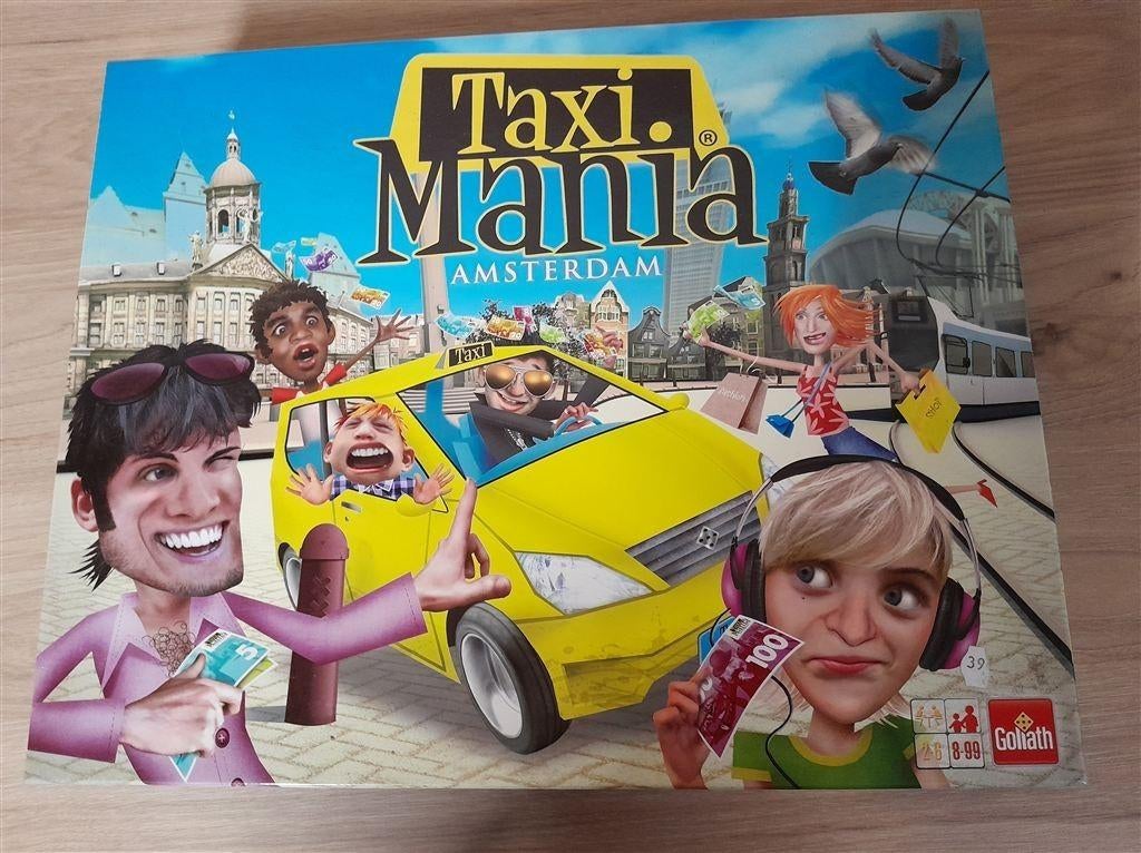 taxi mania amsterdam [s1255], Hobby en Vrije tijd, Gezelschapsspellen | Bordspellen, Verzenden, Zo goed als nieuw