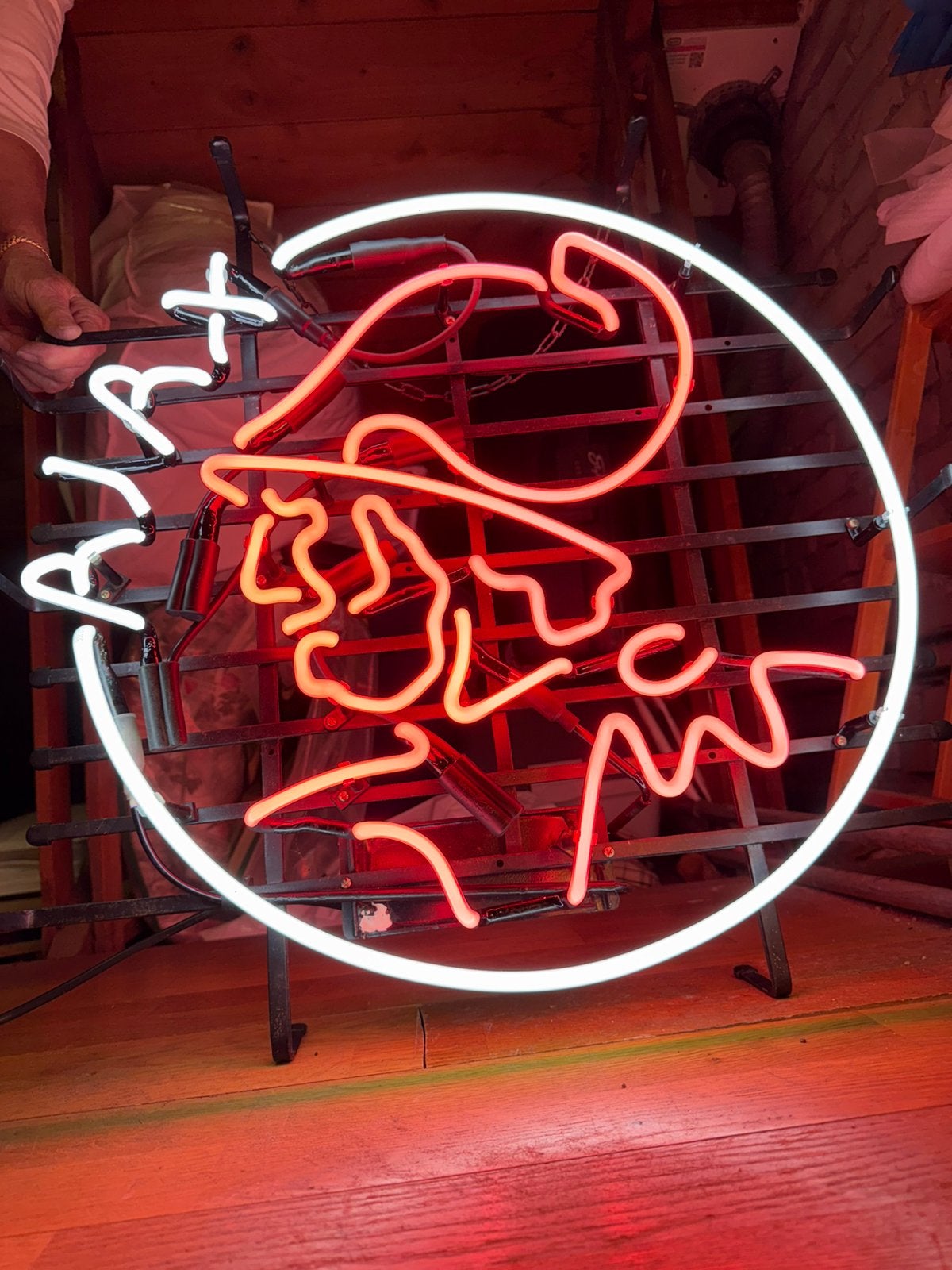 Originele Ajax neon lamp, Ophalen