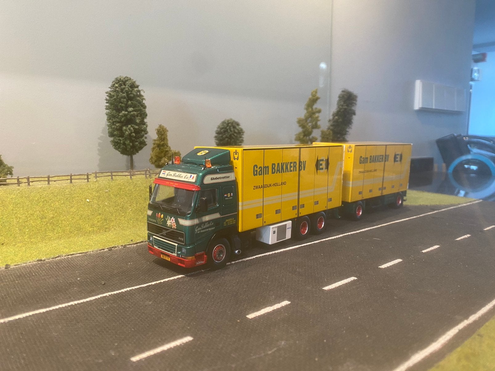 Volvo FH moterwagen met aanhanger van Gam. Bakker, Ophalen of Verzenden, Zo goed als nieuw, Bus of Vrachtwagen, Tekno