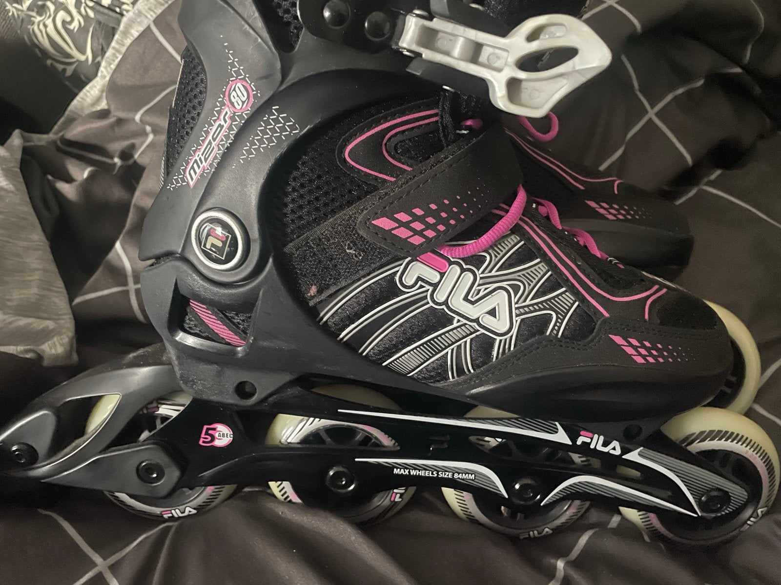 Zo goed als nieuwe Fila inline skates, maat 37, Zo goed als nieuw, Inline skates 4 wielen, Dames, Ophalen