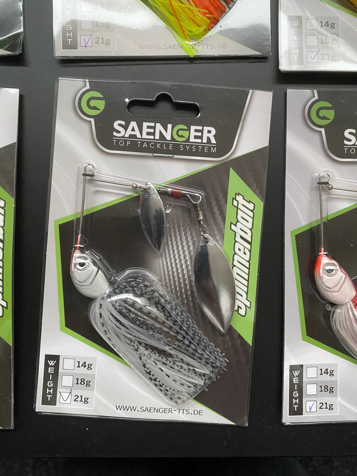 Saenger Spinnerbaits 21 gram (6 kleur soorten), D, Overige typen, Nieuw, Ophalen of Verzenden