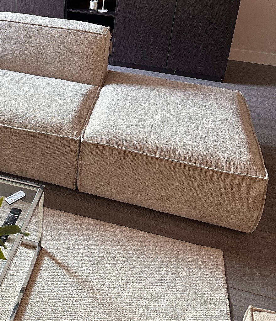 NOUS Living hocker Newton z.g.a.n., Ophalen, Vierkant, 75 tot 100 cm, Zo goed als nieuw
