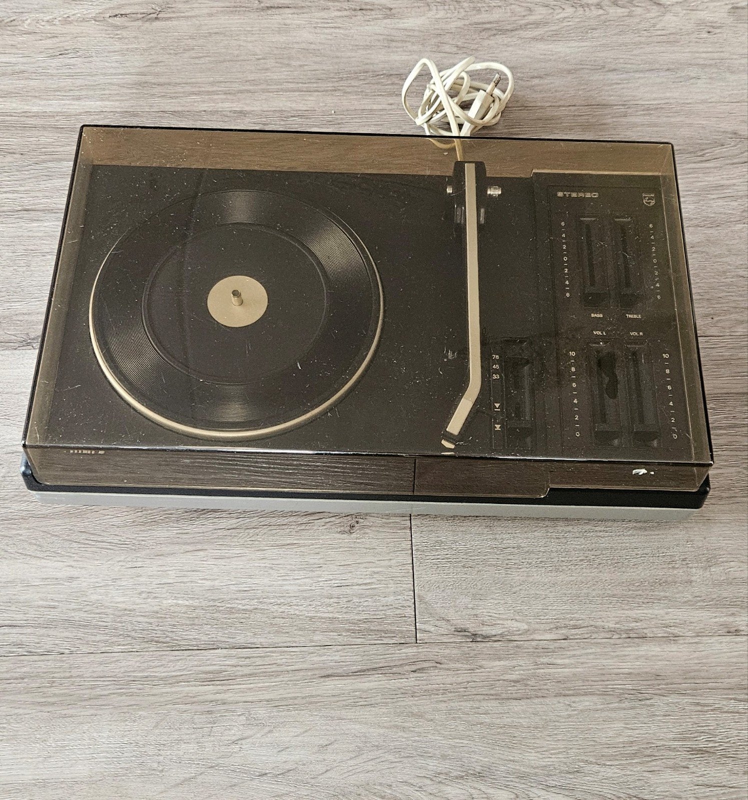 Platenspeler philips stereo 614, Ophalen, Zo goed als nieuw, Philips
