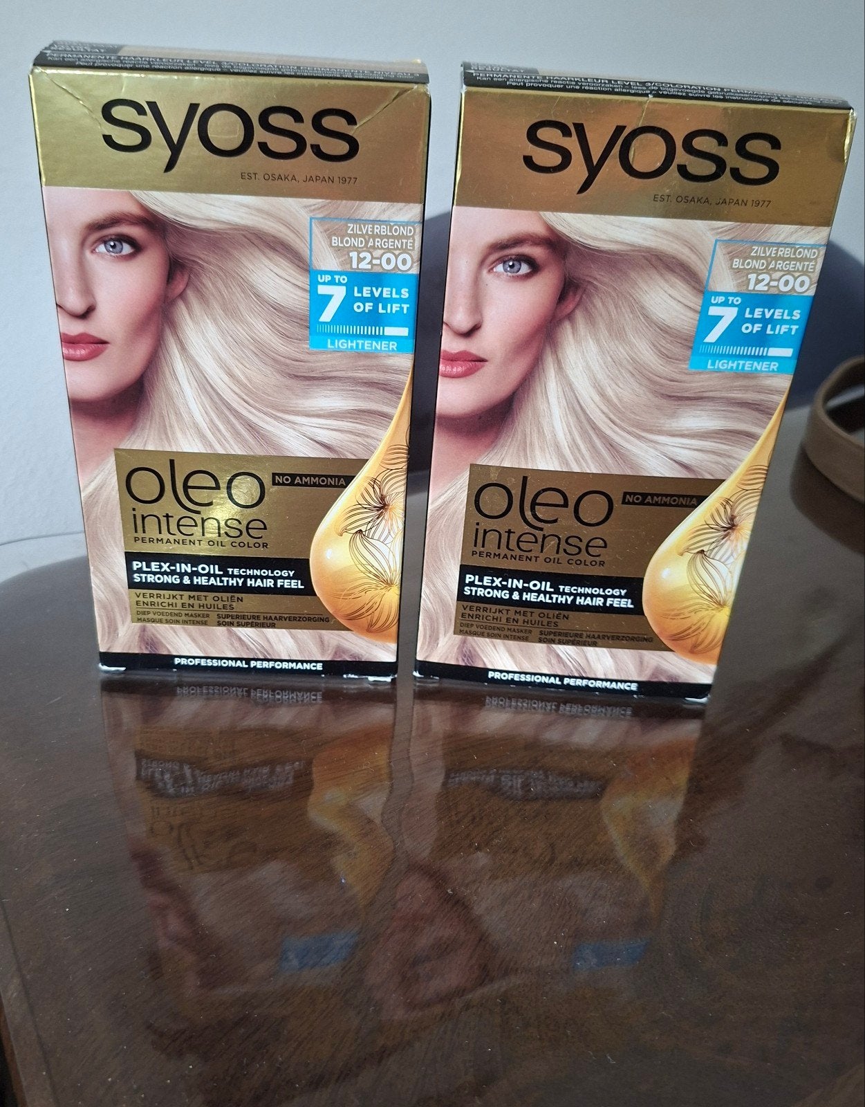 Syoss Oleo Intense Zilverblond Haarkleuring 12-00 (2 stuks), Ophalen of Verzenden, Nieuw, Overige typen