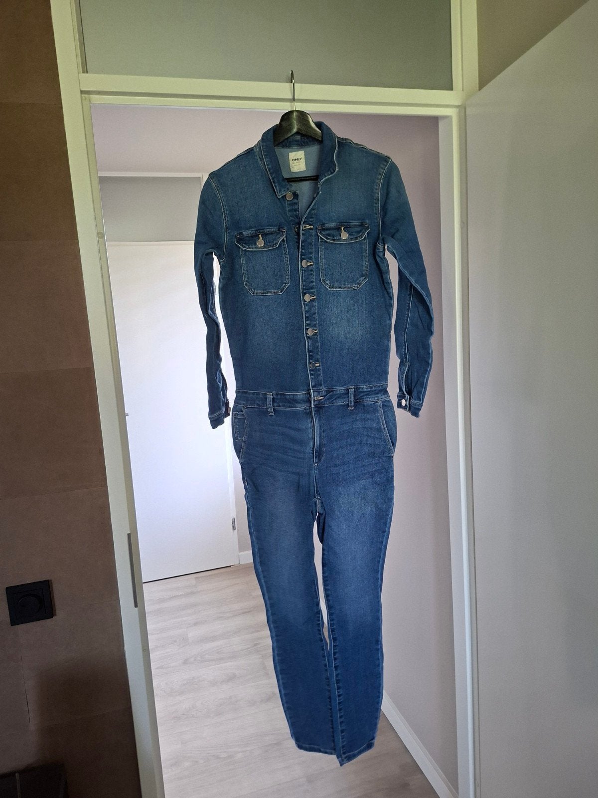 ONLY spijker jumpsuit maat 38, Kleding | Dames, Jumpsuits, Maat 38/40 (M), Blauw, Ophalen of Verzenden, ONLY
