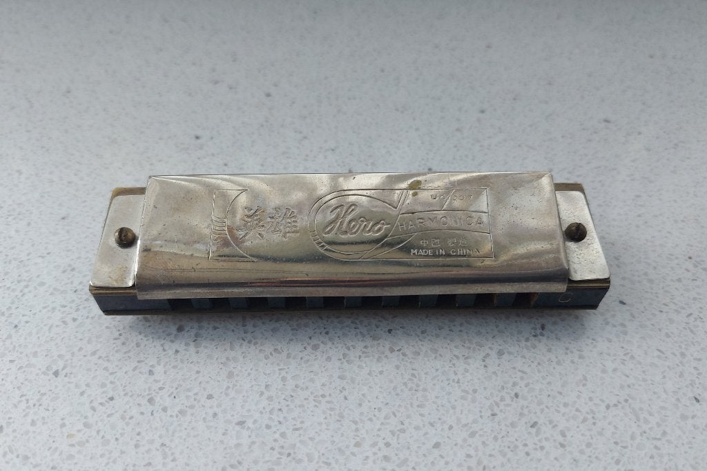 Nostalgische Hero mond harmonica UC 007, Muziek en Instrumenten, Ophalen of Verzenden, Zo goed als nieuw, Chromatisch, Overige typen