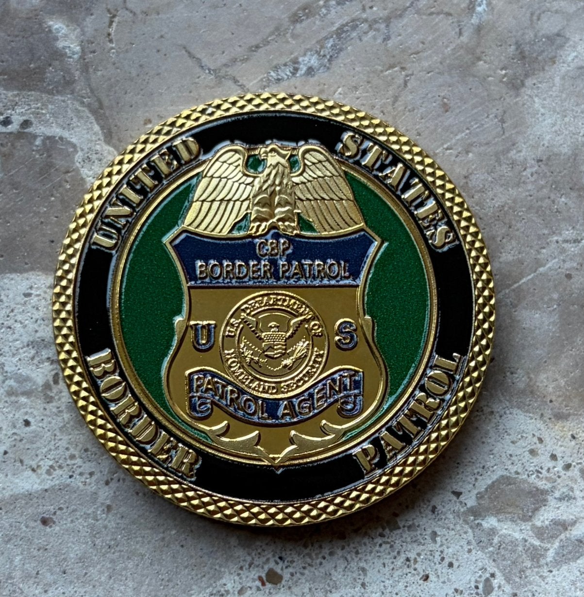 US Department of Homeland security coin, Ophalen of Verzenden, Landmacht, Amerika, Embleem of Badge