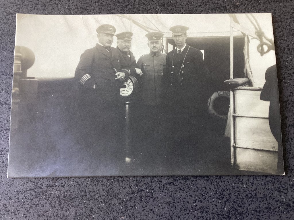 Onbekende fotokaart Schip., Ophalen of Verzenden, Voor 1920, Waddeneilanden