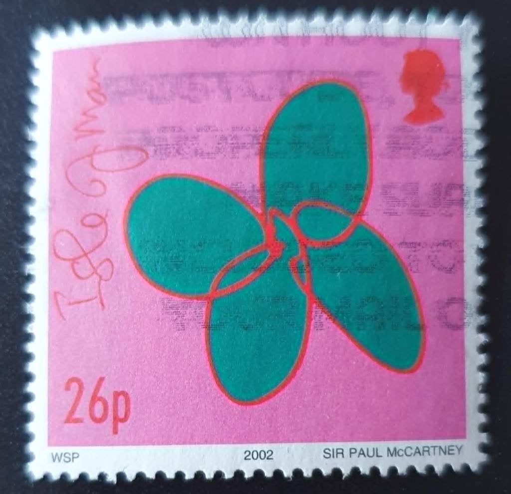 148-26 Isle of Man 2002 / Sir Paul McCartney 26p, Verzenden, Gestempeld