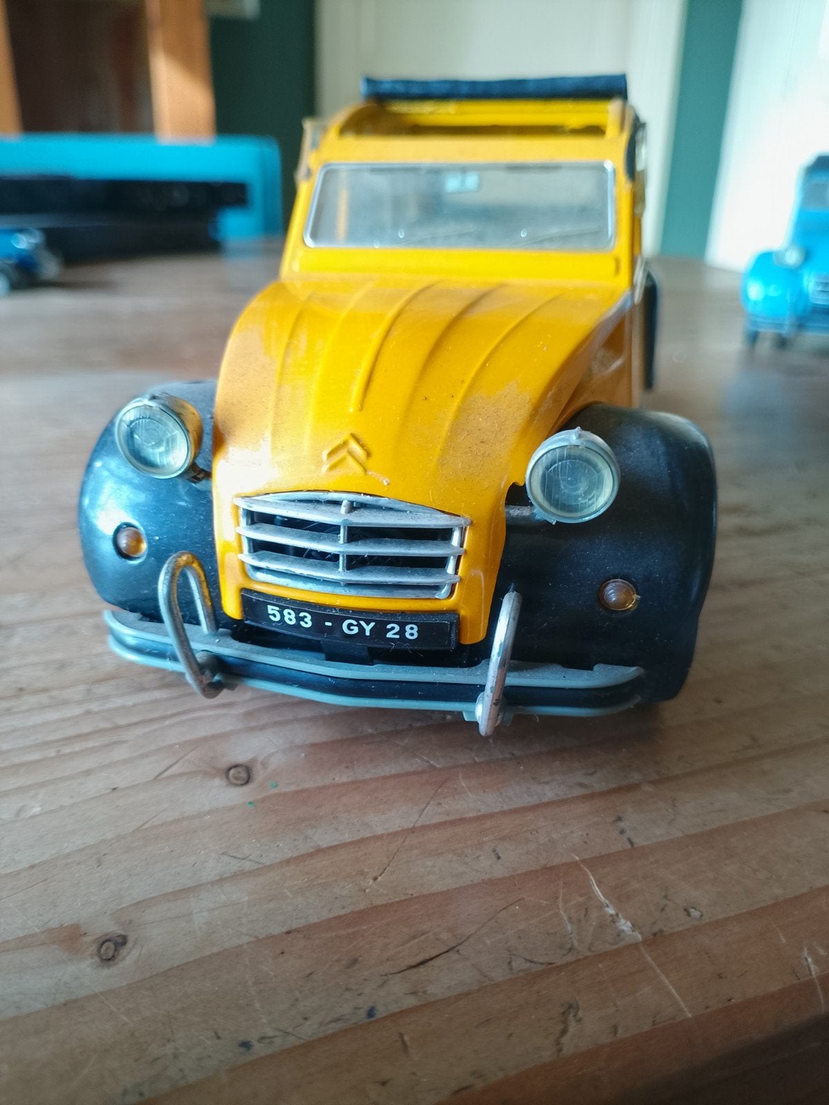 Citroen 2CV Solido 1:17 Charleston aangeboden, Ophalen of Verzenden, Gebruikt, 1:9 t/m 1:12, Auto