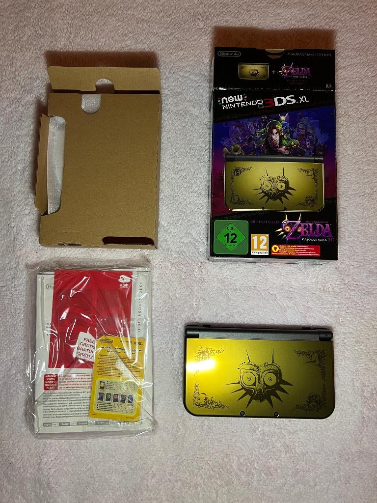 New Nintendo 3DS XL Zelda Majora's Mask 3D, Ophalen of Verzenden, Zo goed als nieuw, 3DS XL
