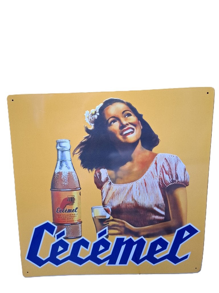 reclamebord Cecemel (zeldzaam), Verzamelen, Ophalen of Verzenden, Nieuw, Reclamebord