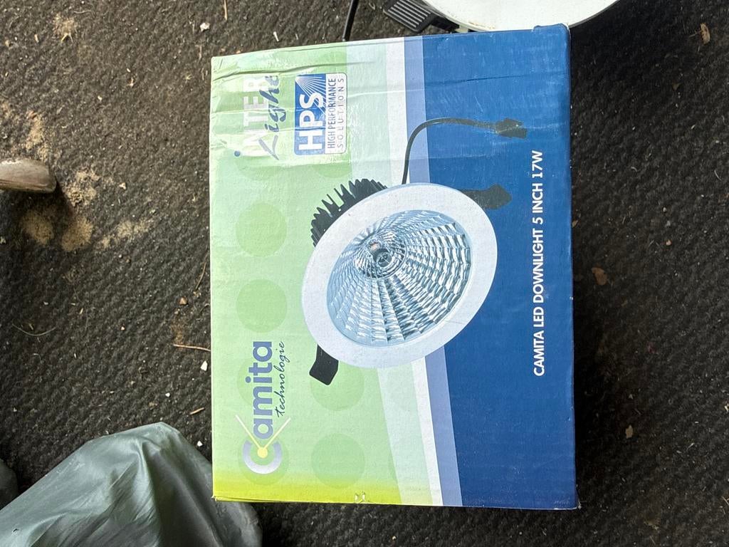 Camita LED Downlight 5 inch 17W Nieuwe Inbouwspot (10 st.), Ophalen of Verzenden, Nieuw, Plafondspot of Wandspot