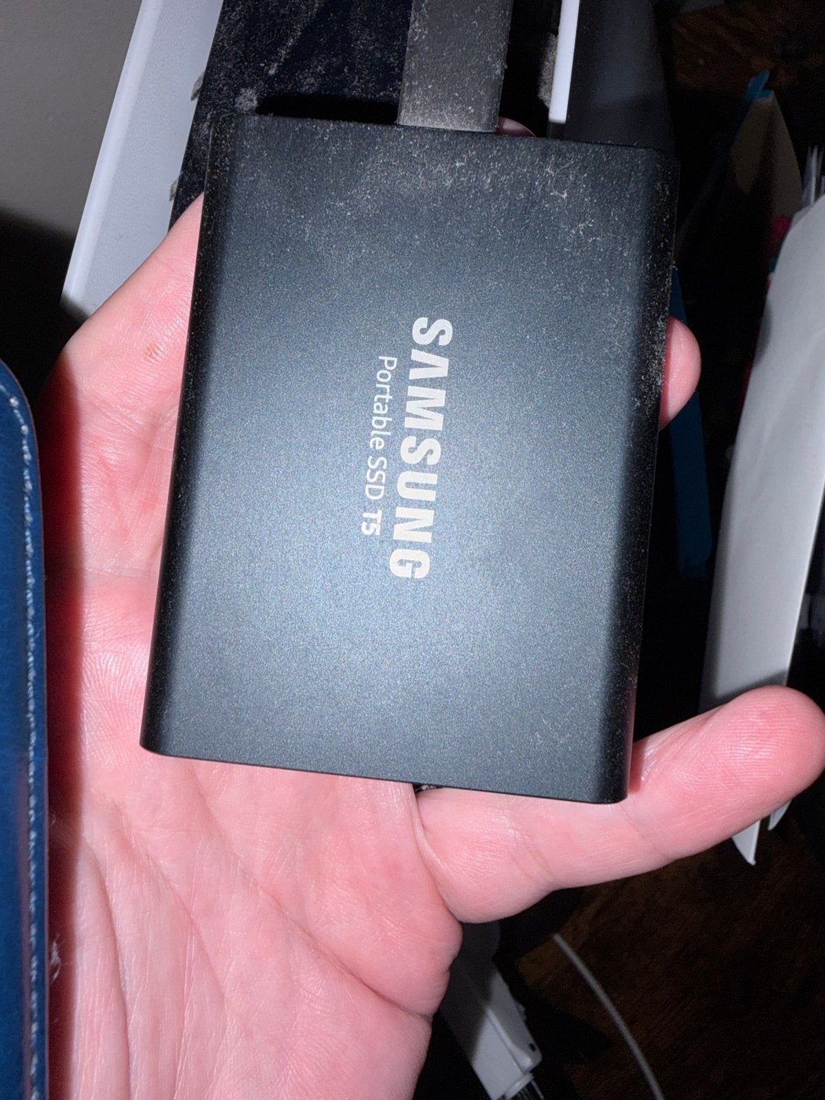 Samsung T5 Portable SSD 1TB - Externe harde schijf PS5, Console, SSD, Ophalen of Verzenden, Zo goed als nieuw