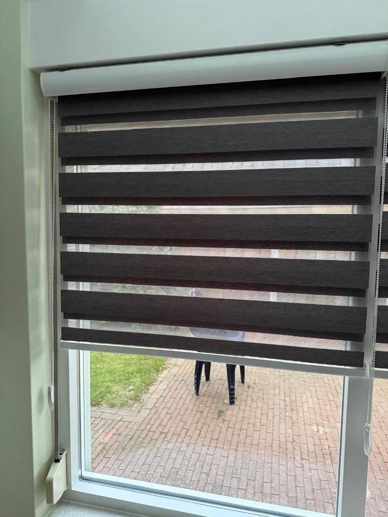 duo rolgordijnen, Huis en Inrichting, Stoffering | Gordijnen en Lamellen, Ophalen, Zo goed als nieuw, 50 tot 100 cm, 150 tot 200 cm