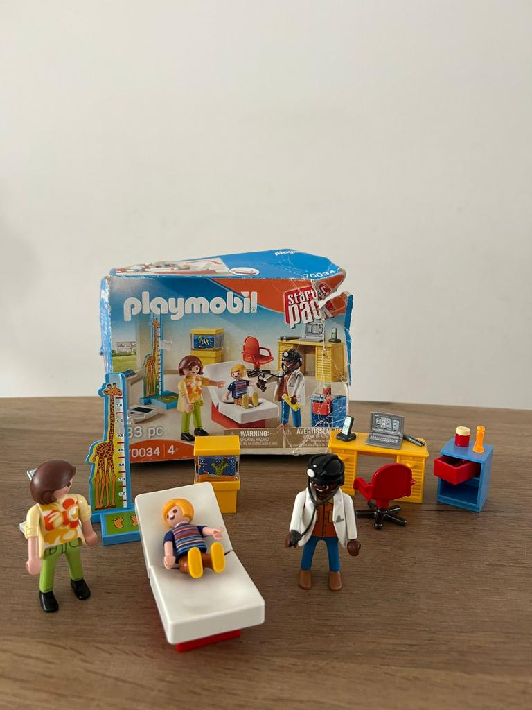 playmobil 70034 ziekenhuis compleet incl doos, Ophalen of Verzenden, Gebruikt, Complete set